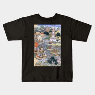 Japanese War Scene Kids T-Shirt